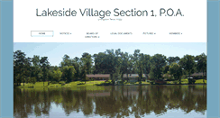 Desktop Screenshot of lakesidevillagesec1.com